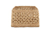 nkuku STORAGE & HANGING ACCESSORIES Shimla Square Seagrass And Palm Leaf Basket