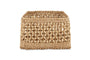 nkuku STORAGE & HANGING ACCESSORIES Shimla Square Seagrass And Palm Leaf Basket