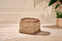 nkuku STORAGE & HANGING ACCESSORIES Shimla Square Seagrass And Palm Leaf Basket