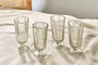 nkuku GLASSWARE Sigiri Tall Wine Glass - Clear - (Set of 4)