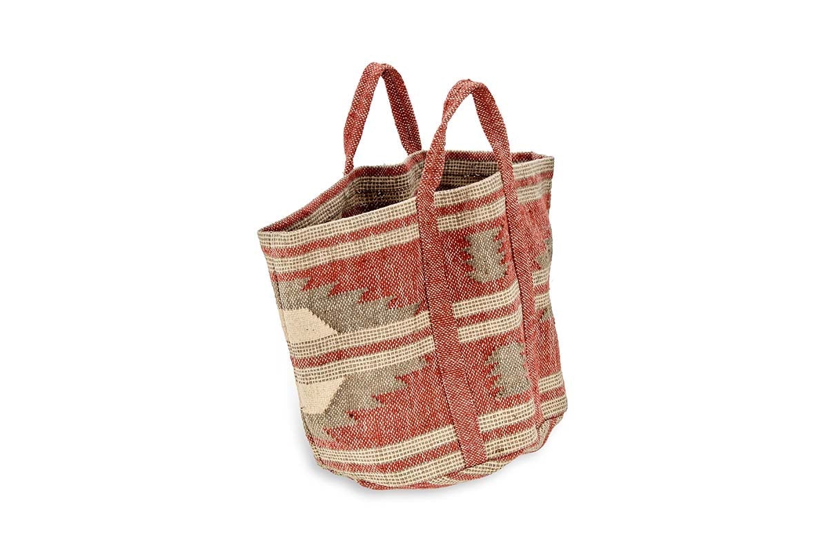 Nkuku STORAGE & BASKETS Supaul Kilim Basket