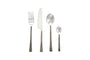 Nkuku Tableware Usa Cutlery - Brushed Silver - (Set of 16)