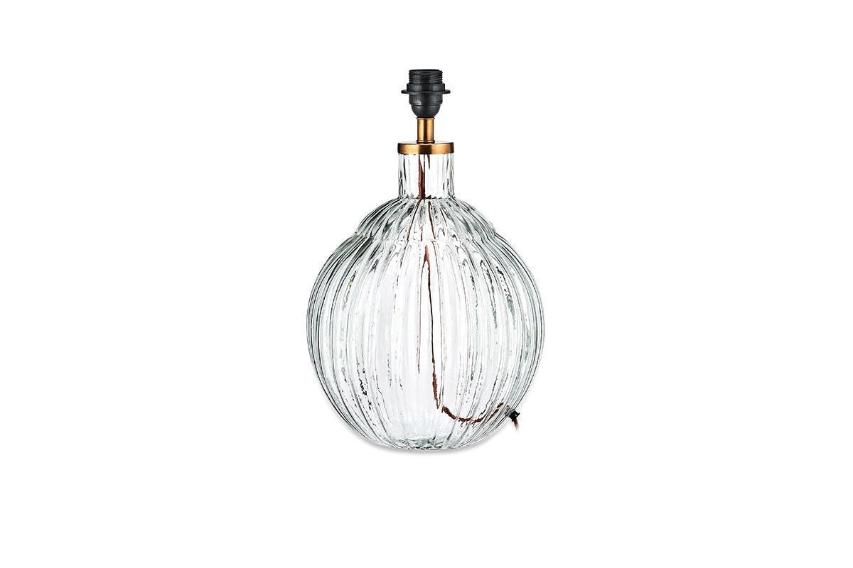 Nkuku Lighting Varanisi Wide Glass Lamp