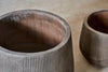 Nkuku Vases & Planters Wampu Wide Planter - Distressed Brown / Black