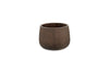 Nkuku Vases & Planters Wampu Wide Planter - Distressed Brown / Black