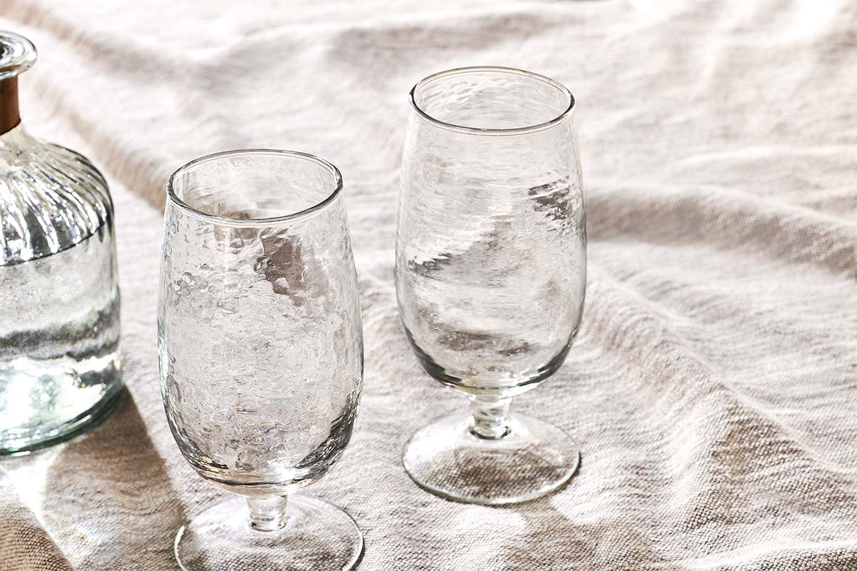 Nkuku GLASSWARE Yala Glass - Clear (Set of 4)