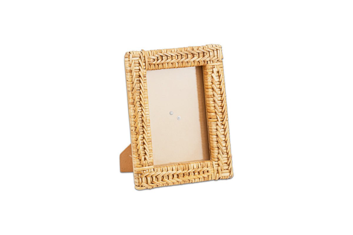 nkuku PHOTO FRAMES Yanis Rattan Photo Frame