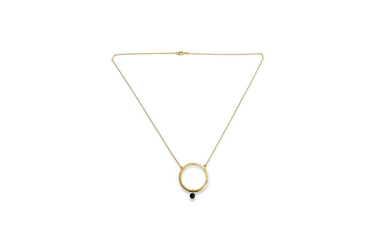 Nkuku Jewellery & Accessories Zana Onyx Drop Necklace